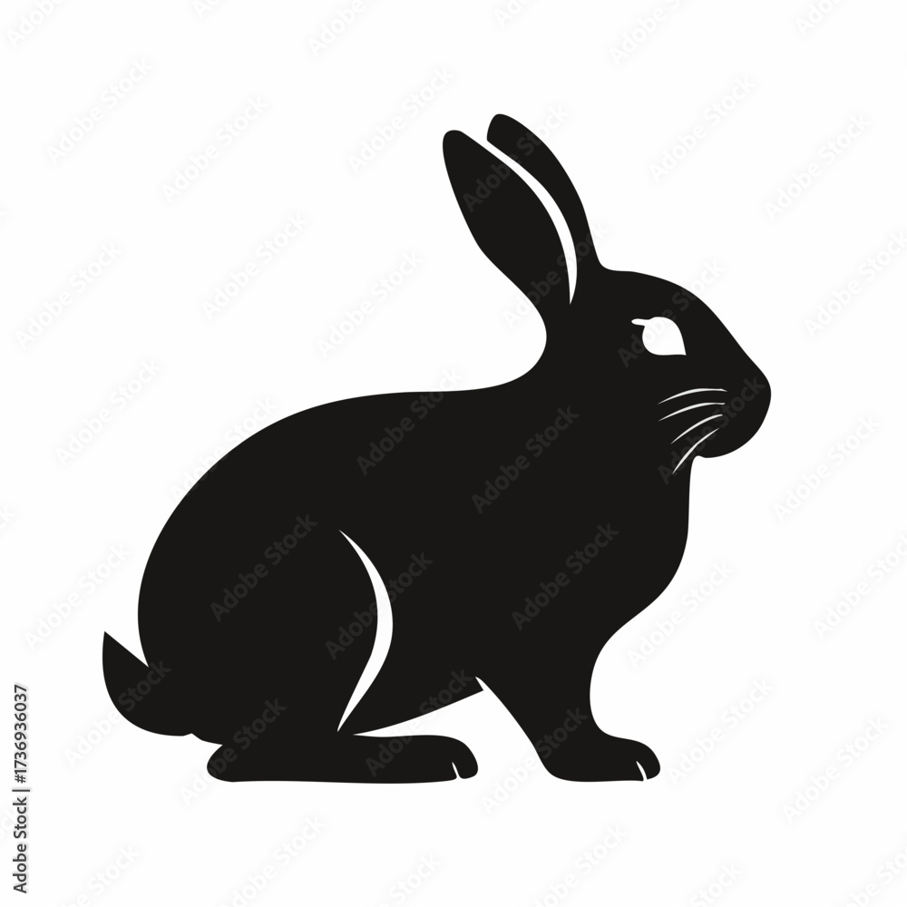 Obraz premium rabbit vector icon design
