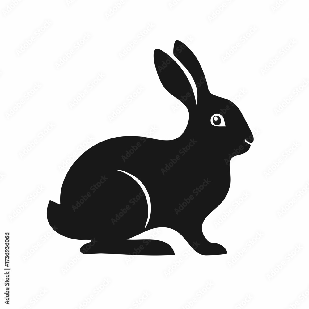 Obraz premium rabbit vector icon design