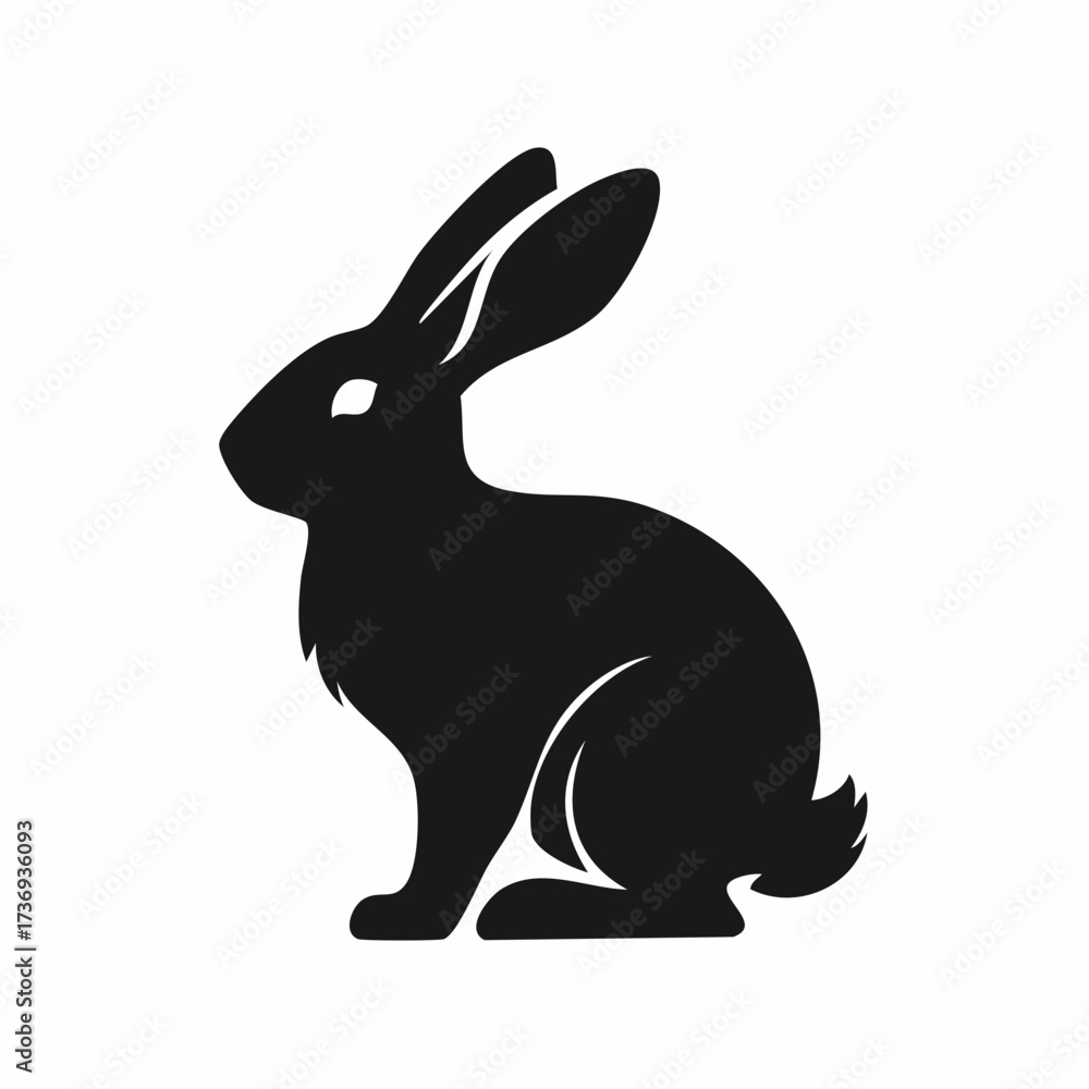 Obraz premium rabbit vector icon design