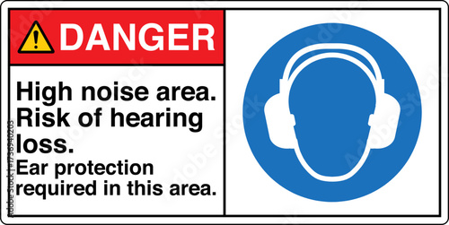 007 DANGER High Noise Area Ri...