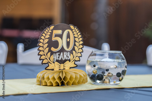 50 years table decoration Birthday Anniversary