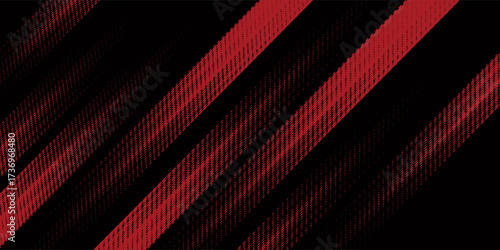 Grunge brush halftone red gradient. Red grunge texture with dark background design.