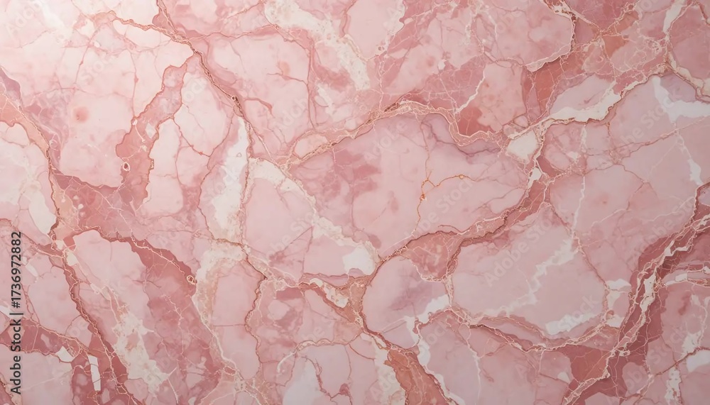 Fototapeta premium Elegant pink marble texture with intricate veining, a luxurious and detailed natural stone surface perfect for sophisticated backgrounds and design