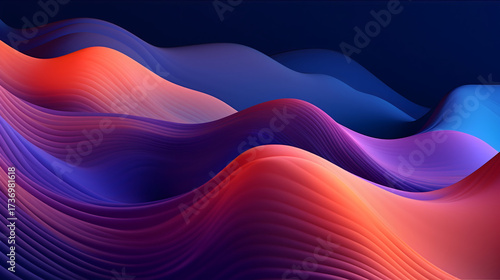 abstract colorful wave background