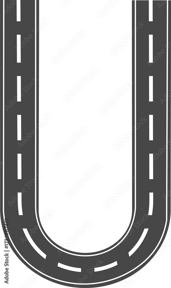 Fototapeta premium Road illustration