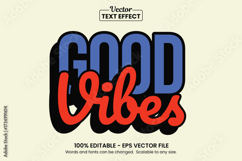 Retro vintage text effect, Editable text effect