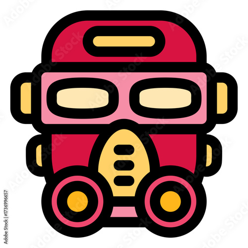 Gas mask icon