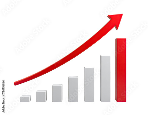 Graph showing upward trend