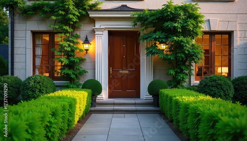 Fototapeta Naklejka Na Ścianę i Meble -  front door of a house