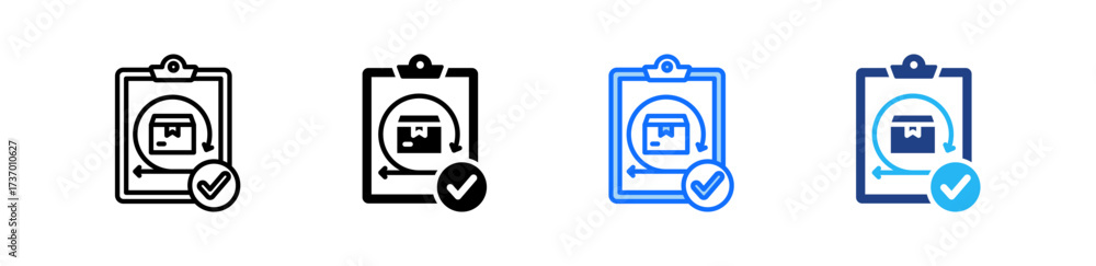 Obraz premium Sprint Planning Icon Set Multiple Style Collection