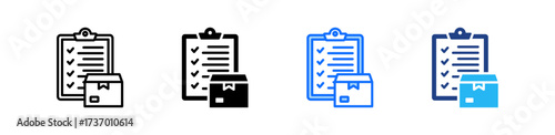 Product Backlog Icon Set Multiple Style Collection