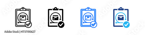 Sprint Planning Icon Set Multiple Style Collection
