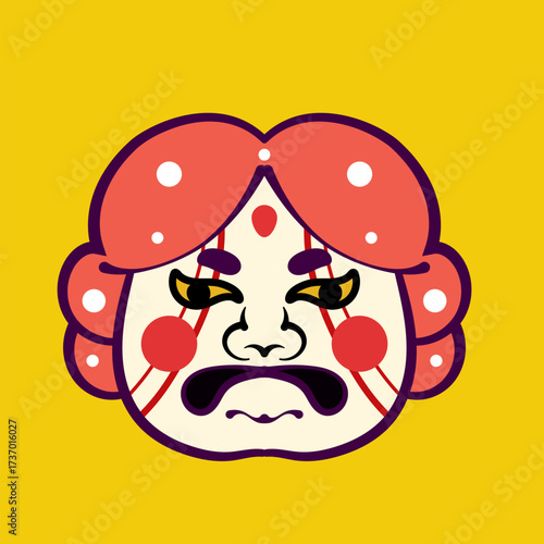 commander war japanase culture illustration for apparel and printing art