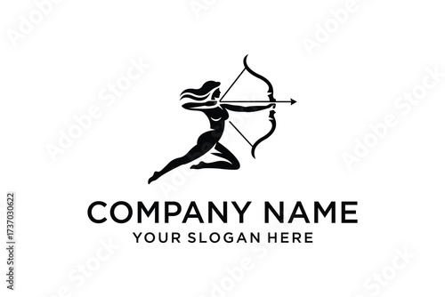 artemis and female archer logo