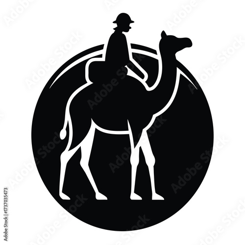 nomad silhouette vector icon