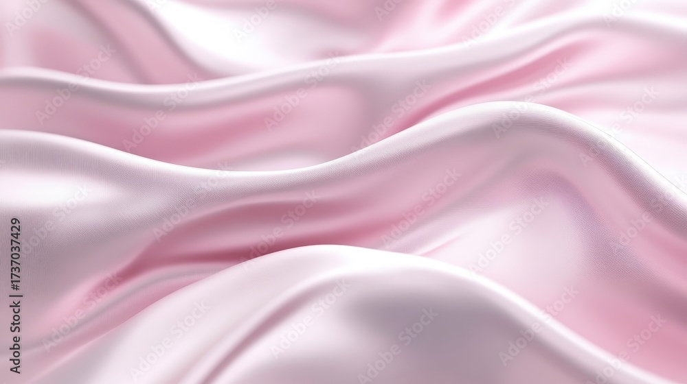 Obraz premium Pink silk fabric background