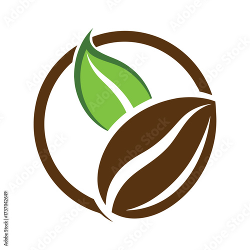 COFFEE BEAN LEAF LOGO