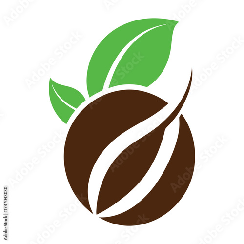 COFFEE BEAN LEAF LOGO