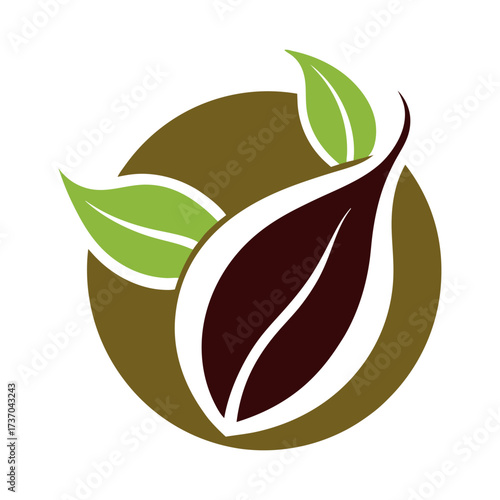 COFFEE BEAN LEAF LOGO