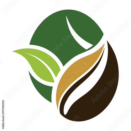 COFFEE BEAN LEAF LOGO