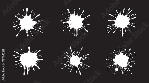 paint spill accessories design template