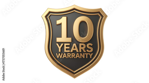 Stunning ten years warranty golden shield promise assurance