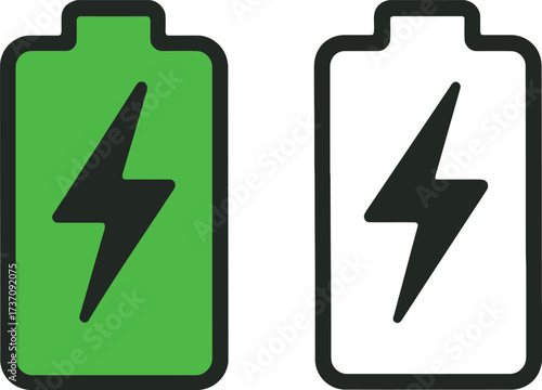 Battery Charging Icon Vector Illustration