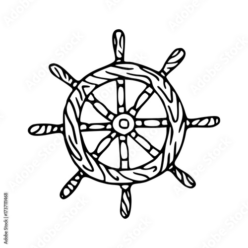 marine navigation symbol isolated vector drawing