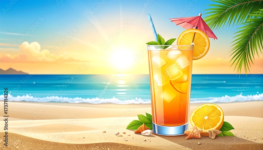 Obraz premium Beach cocktail