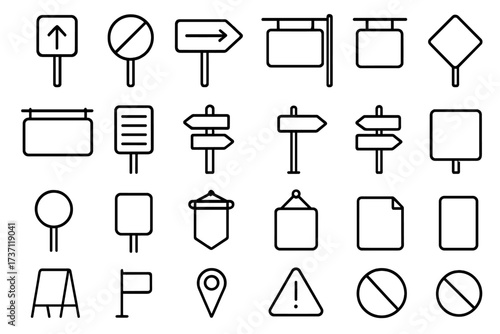 Microphone USB cable camera chip line icon collection with editable stroke perfect for infographics articles books flyers banners vector cartoon illustration