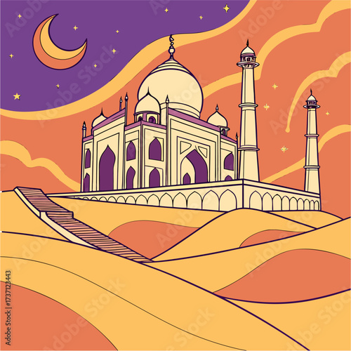 taj mahal agra india