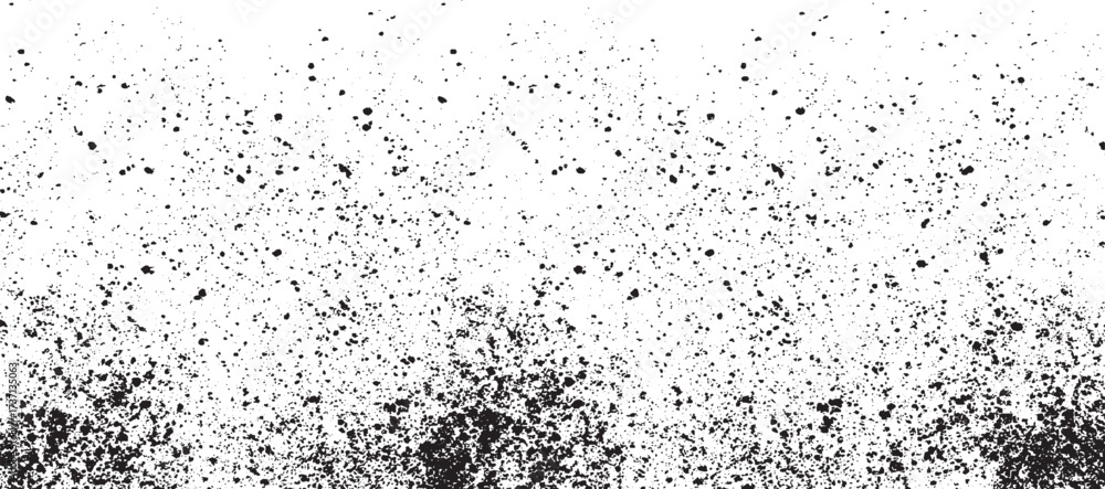 Fototapeta premium Vector dust texture overlay grunge effect abstract background, dust and scratched textured backgrounds Speckle grain dot white paper noise texture with distress effect vector illustration pattern back