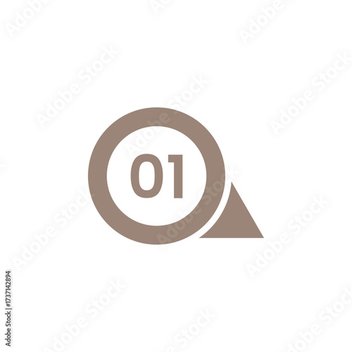 Number icon vector illustration. Infographic number icon vector. number icon vector