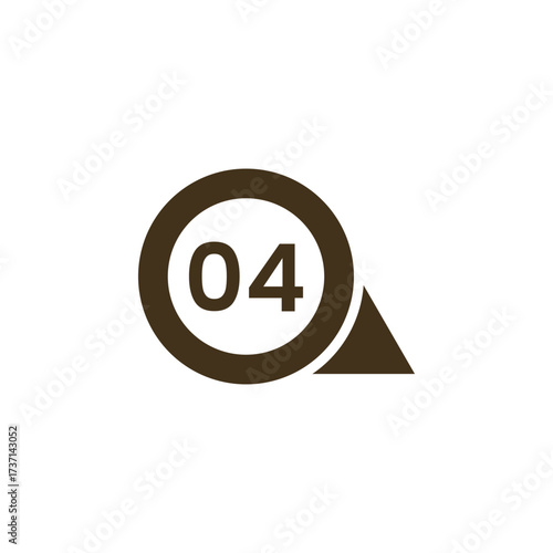 Number icon vector illustration. Infographic number icon vector. number icon vector