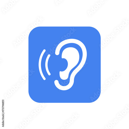 Hearing Ear Sound Icon