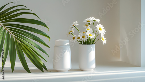 Beautiful Serene Still Life Composition Highlighting Natural Elements
