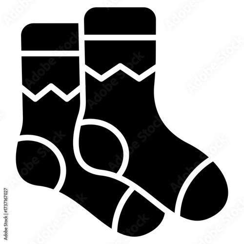socks glyph icon