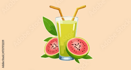 Cold fresh orange juice with citrus fruit and ice in a glass, a perfect summer refreshment