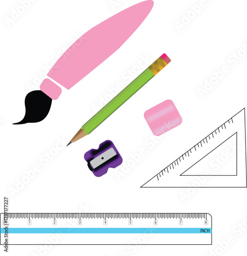 Stationery, School accessories, 