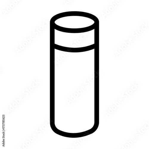 Tube Container Line Icon of Packaging Design Icon Set