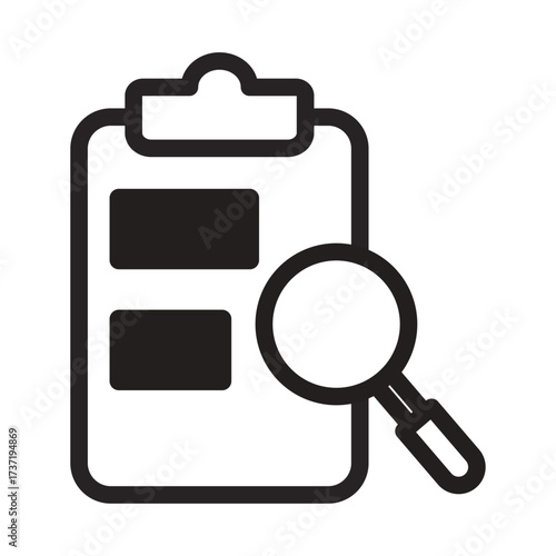 Component Search Line Icon of Component Libraries Icon Set