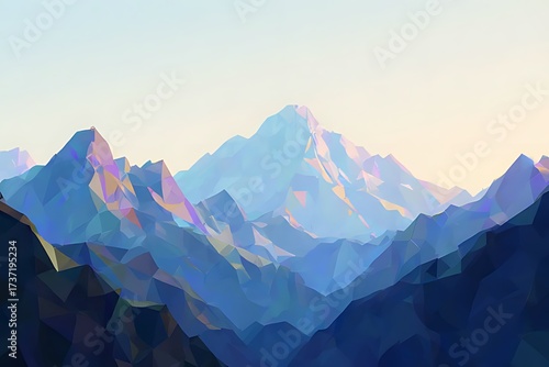 sunrise in the mountains