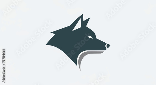 wolf head silhouette
