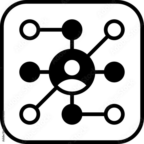 Organizational Chart Vector Icon