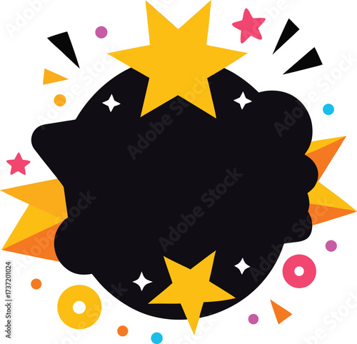 Stars and Stripes flag with Star of David icon or vector illustration design element set for award, celebration, or holiday decoration