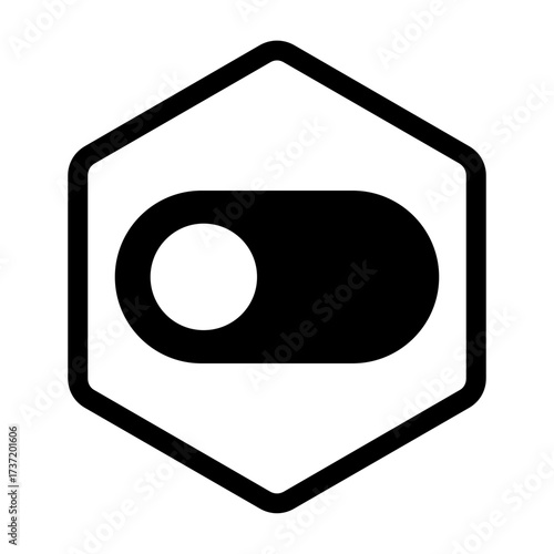 Toggle Button Vector Icon