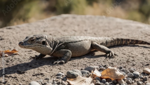 Lizard on a rocky outcrop