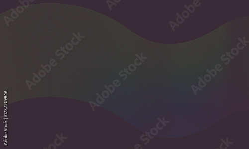 Dark Wave Gradient Abstract Design – Minimal Flowing Line Art