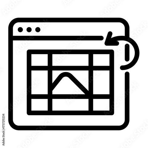 Web Layout Thirds Line Icon of Rule of Thirds Icon Set