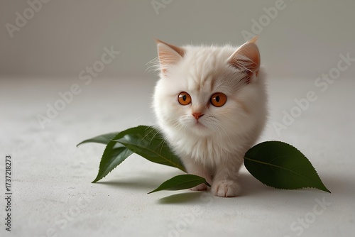 cat with green eyes